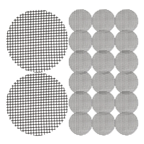 40 Pcs Round Flower Pot Hole Mesh Mat Breathable Net Bottom Grid 2