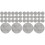 40 Pcs Round Flower Pot Hole Mesh Mat Breathable Net Bottom Grid 4