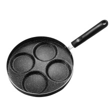 3 Pcs Medical Stone Non-Stick Four Hole Omelette Pan