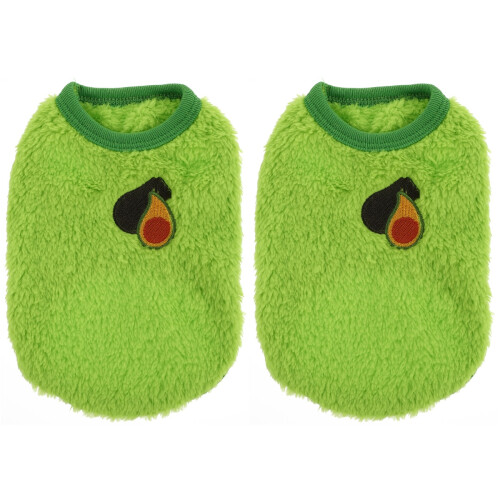2 Pcs Pet Winter Clothes Warm Breathable Rabbit Apparel 1