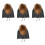 4Pcs Hard Hat Liner Bump Caps Winter Warm Liner 3