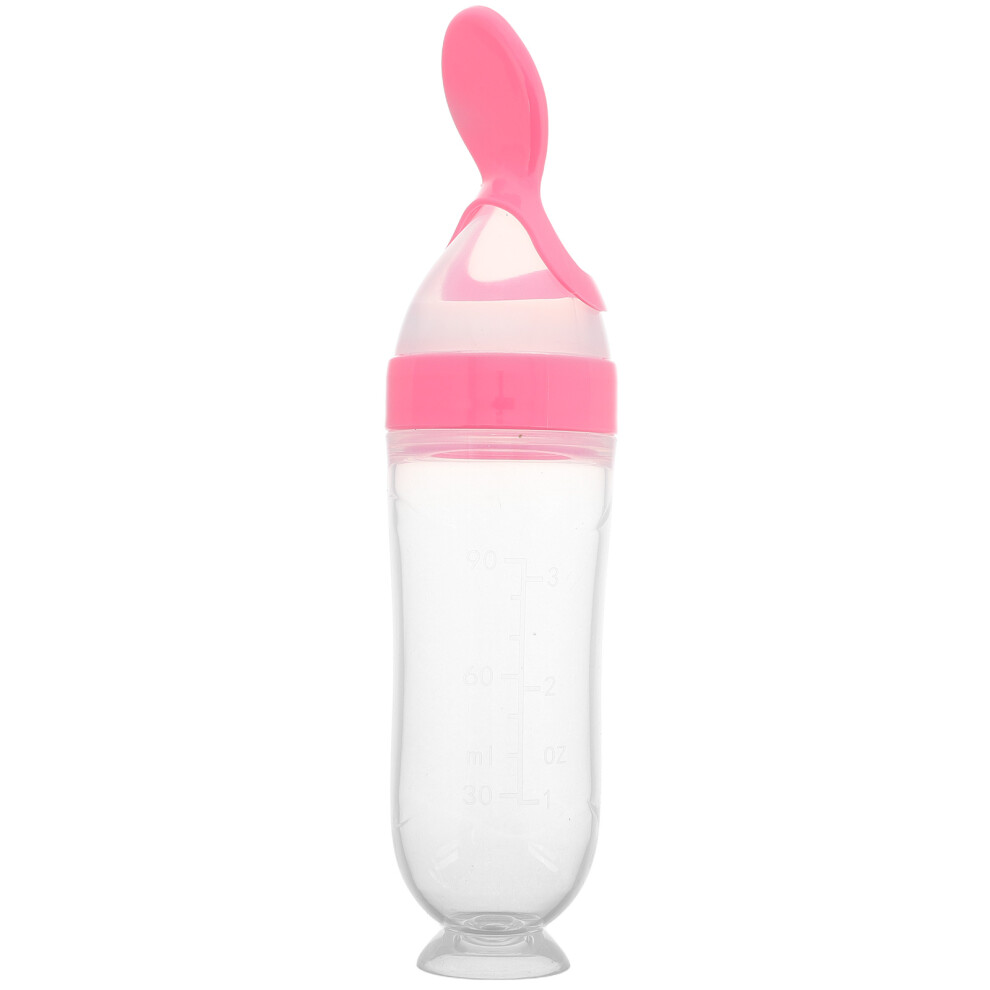 5Pcs Baby Silicone Feeding Spoon With Anti-Spill Suction Base Vaguelly