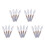 20 Pcs Dart Shafts For Thread Stems Soft Tip Replacement 6