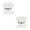 16 Pcs Sprinkler Cover Plate Flat Escutcheon Replacement 5