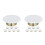 16 Pcs Sprinkler Cover Plate Flat Escutcheon Replacement 10