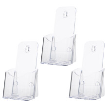 15 Pcs Acrylic Pamphlet Display Stand Booklet Holder