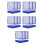 10 Pcs Microscope Slide Storage Box With Lid 100-Place Glass Case 6