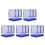 10 Pcs Microscope Slide Storage Box With Lid 100-Place Glass Case 10
