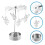 3Pcs Rotating Tea Light Candle Holder For Wedding Party 11