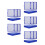 10 Pcs Microscope Slide Storage Box With Lid 100-Place Glass Case 8