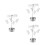 3Pcs Rotating Tea Light Candle Holder For Wedding Party 9