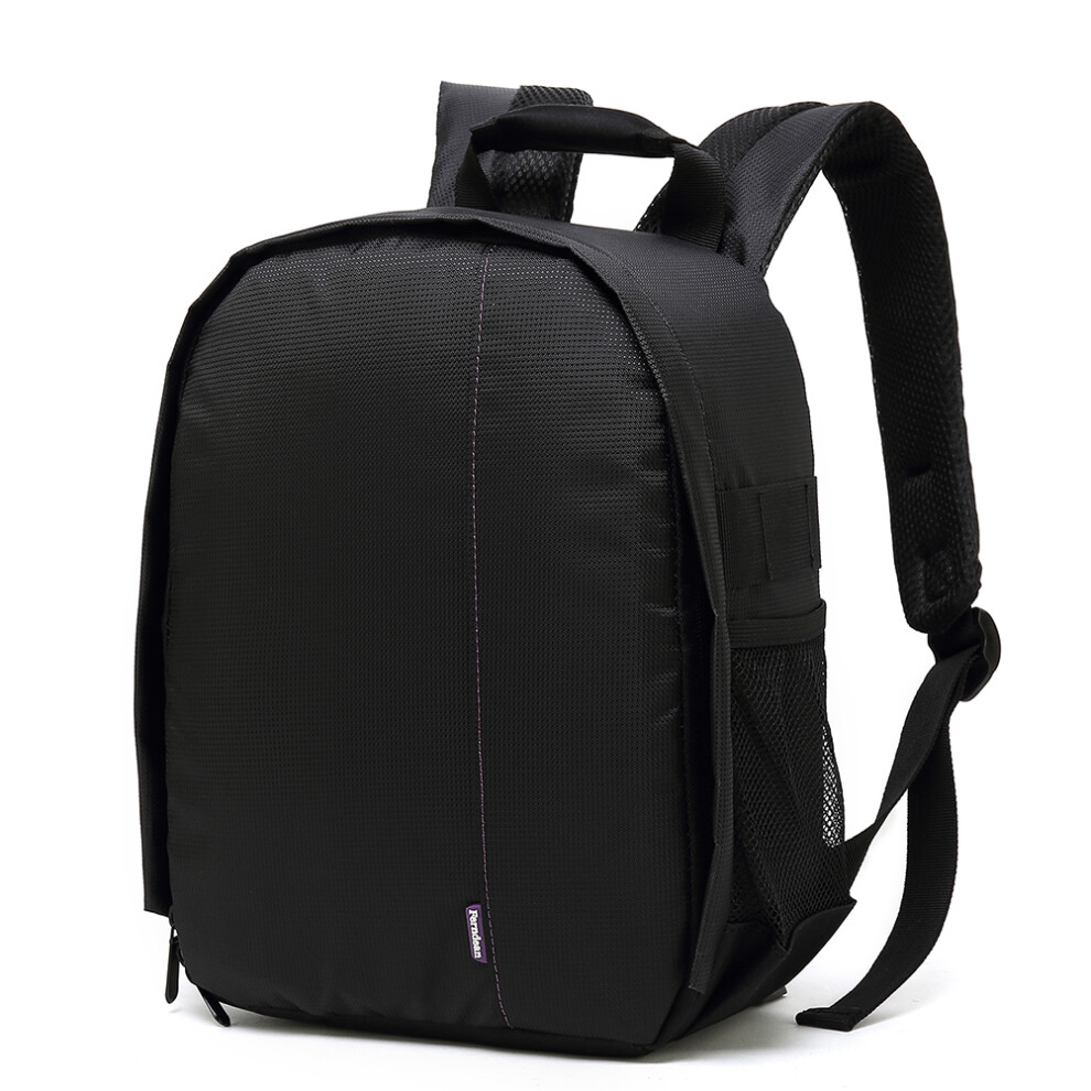 2Pcs Durable Water-Resistant Dslr Camera Backpack Grey 3363175202400