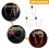 3Pcs Men's Gemstone Brooch Chain Lapel Pin Badge 9