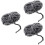 3 Rolls Crochet Yarn Diy Knitting Polyester Wool Comfortable 6