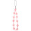 2Pcs Bead Phone Strap Flower Charm Wristlet 2