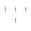 4Pcs Christmas Colorful Needle For Sugar Craft Cake Decorating 5