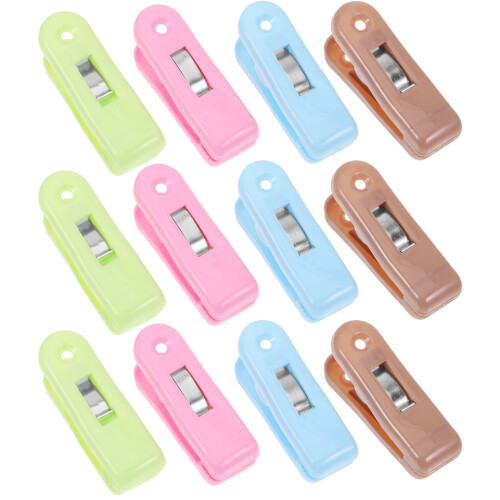 36 Pcs Plastic Clothespins Solid Color Windproof Laundry Clips 2