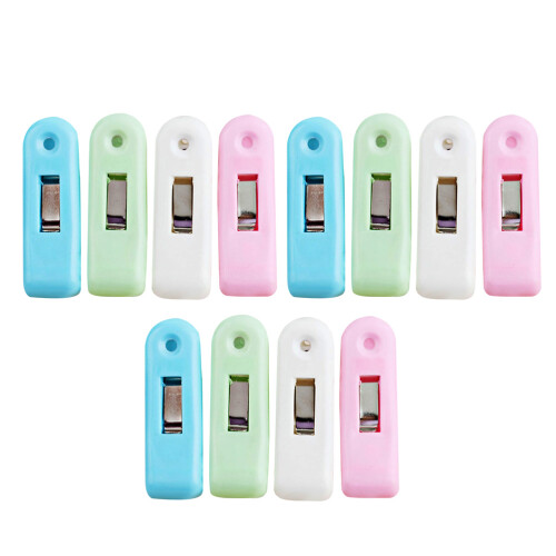 36 Pcs Plastic Clothespins Solid Color Windproof Laundry Clips 1