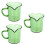 3Pcs Glass Measuring Cup Milk Coffee Drinking Mug 7