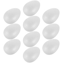 20 Pcs Diy Egg Shaped Foam Painting Models