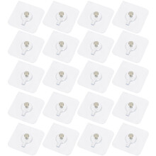 100 Pcs Adhesive Screw Patches Nail Stickers For Wall Mounted Hooks