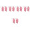 5 Pairs Animal Shape Ear Studs Creative Trendy Ear Decoration 4