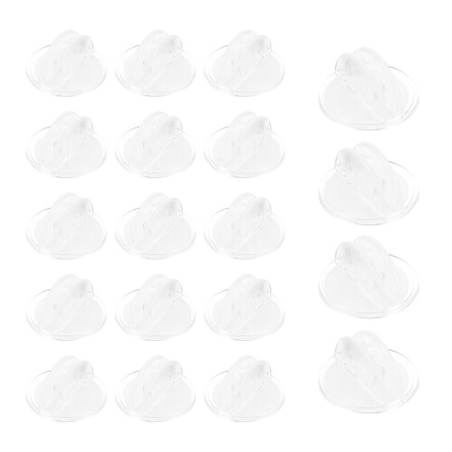 200 Pcs Plastic Shelf Clips Adhesive Memo Holders For Supermarket 1
