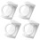 4Pcs Rotatable Curtain Rod Brackets Telescopic Adhesive Hooks 11