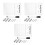3 Sets Wall-Mounted Acrylic Memo Board Transparent Message Board 7