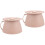 2Pcs Plastic Chamber Pot With Lid Portable Urinal Spittoon 7