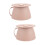 2Pcs Plastic Chamber Pot With Lid Portable Urinal Spittoon 10