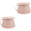 2Pcs Plastic Chamber Pot With Lid Portable Urinal Spittoon 6