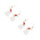 2Pcs Lightweight Polymer Clay Bunny Dangle Earrings Multi Color Easter 9