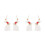 2Pcs Lightweight Polymer Clay Bunny Dangle Earrings Multi Color Easter 6
