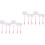 6 Pcs Handheld Aquarium Scoop Net Pink Fine Mesh Long Plastic Handle 5