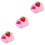 3Pcs Warm Pet Hamster Bed House Strawberry Design Thickened Nest 6
