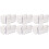6 Pcs Stackable Plastic Water Bottle Storage Rack For Kitchen Cabinet 6
