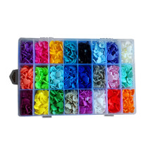 1080Sets Kunststoff Druckknöpfe Set Snaps Für Kleidung DIY