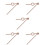5 Sets Diy Wall Clock Hands Replacement Kit Japanese 10