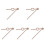 5 Sets Diy Wall Clock Hands Replacement Kit Japanese 4