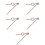 5 Sets Diy Wall Clock Hands Replacement Kit Japanese 9