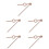 5 Sets Diy Wall Clock Hands Replacement Kit Japanese 8