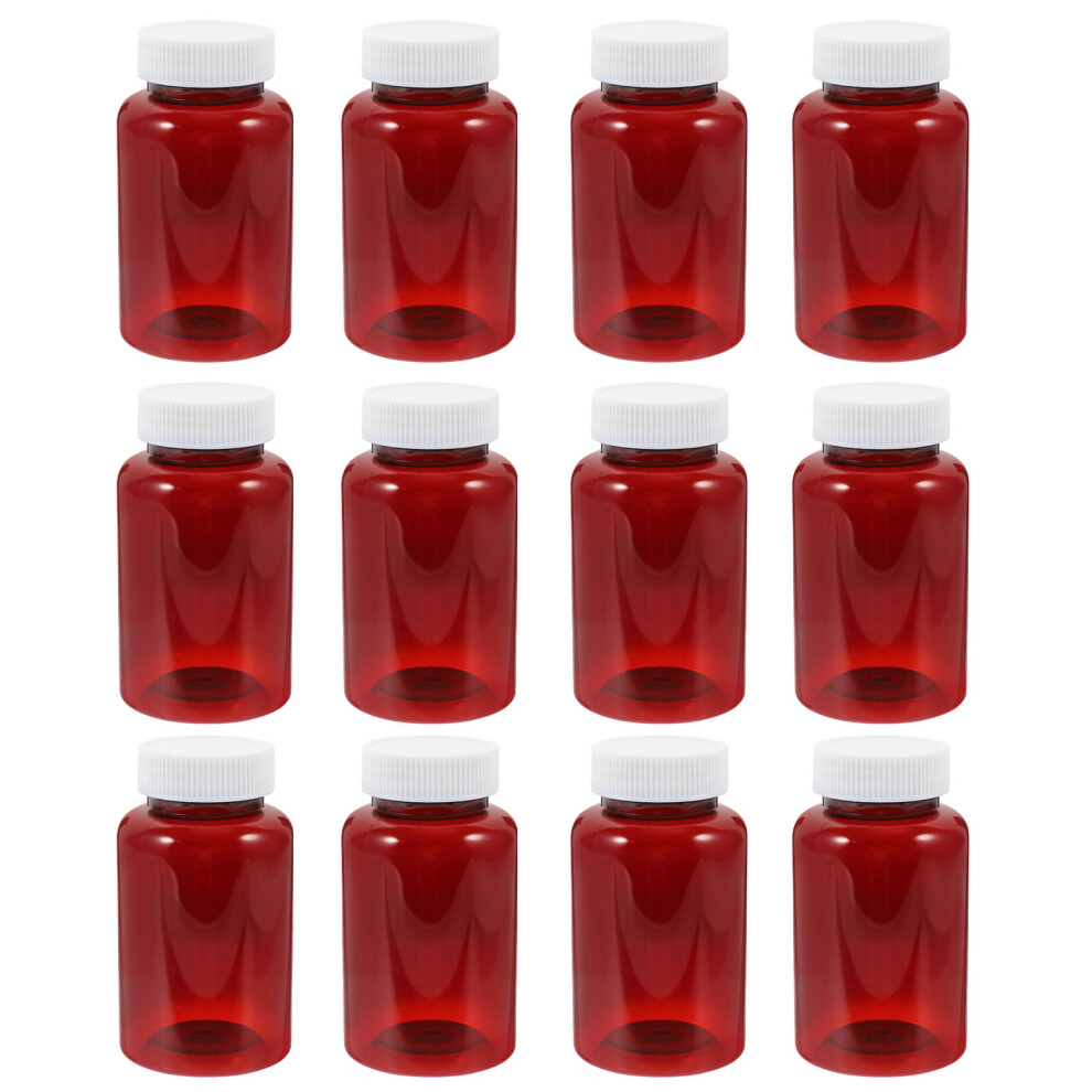 Ohphcall 48 Pcs Empty Plastic Medicine Containers With Caps
