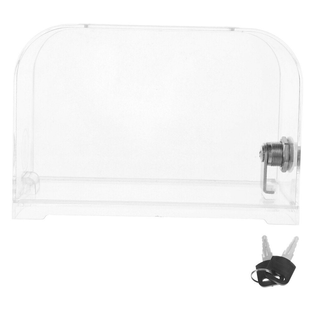 Photos - Other Furniture 6 Pcs Clear Donation Box With Lock Keys For Voting And Suggestions