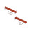 2Pcs Vintage Style Guitar Amplifier Handle Strap Light Brown 4