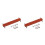 2Pcs Vintage Style Guitar Amplifier Handle Strap Light Brown 9