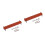 2Pcs Vintage Style Guitar Amplifier Handle Strap Light Brown 6