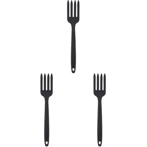 3Pcs Reusable Kitchen Pasta Server Fork Washable Ergonomic Food Fork 1