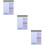 3Pcs Portable Planner Notepad Tearable B5 Notebook For Office Home 11