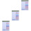 3Pcs Portable Planner Notepad Tearable B5 Notebook For Office Home 7